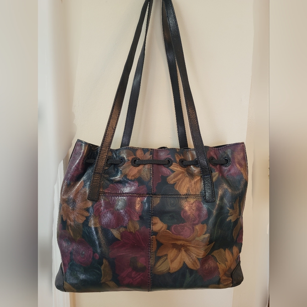Patricia Nash Witney Shoulder Bag Tote Peruvian Painting - Picture 4 of 12